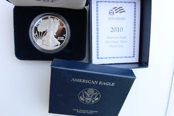2010 Silver Eagle Proof Coin 1 Ounce .999