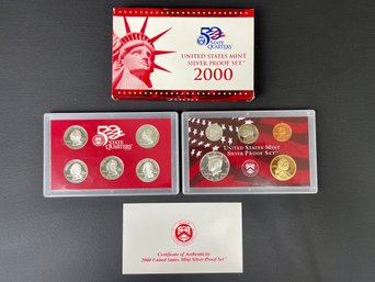 United States Mint Silver Proof Set & 50 State Quarters Proof Set