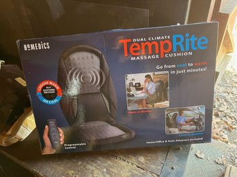 3 Homedics Temprite Cooling, Heating & Messaging Chair Cushion