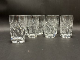 A Set Of 8 Vintage Waterford Crystal Tumblers, Ashling Pattern