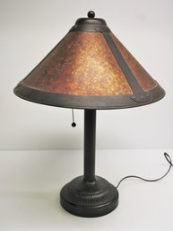 Mission Style Dual Light Table Lamp - Lot 1