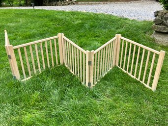 A Low But Long Pine Doggie Gate
