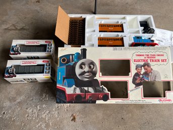 Vintage LIONEL - NOS THOMAS THE  TRAIN ENGINE & FRIENDS Plus 2 ADDED CARS