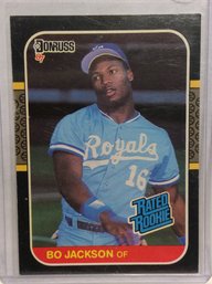 1987 Donruss Bo Jackson Rated Rookie Card - M