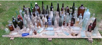 Ginormous Lot Of Old Bottles Of All Kinds