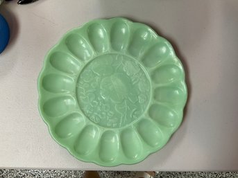 Jadeite Deviled Egg Plate