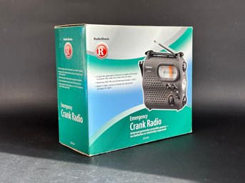 An Emergency Hand-Crank Radio, New Old Stock