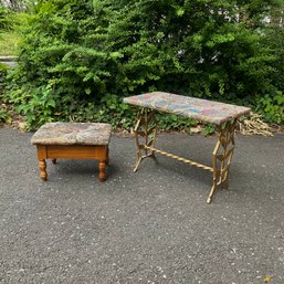 A Set Of 2 Foot Stools