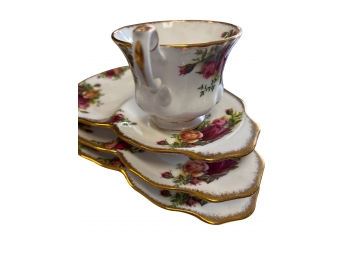 Royal Albert Snack Dishes/tea Cups(6)