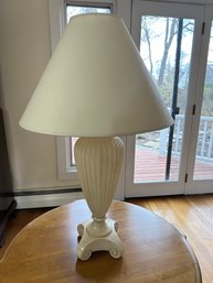 Ethan Allen Carved Vase Table Lamp