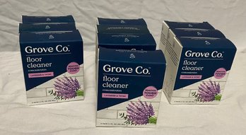 Ten Packs Of Grove Co. Floor Cleaner