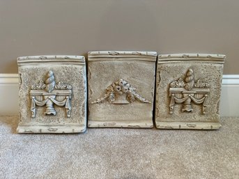 Set Of 3 Decorative Plaques