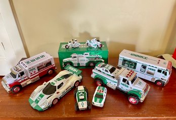 Hess Trucks From Late 2000s - 2020 Including 2019 Tow Truck - New In Box