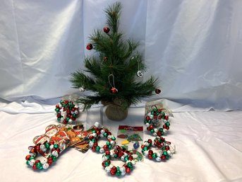 Small Christmas Tree & Accessories