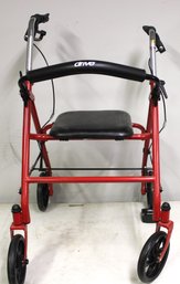 Drive Fold Up Walker With Wheels And Seat W/brake