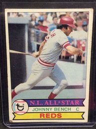 1979 Topps Johnny Bench - M