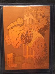 1992 Impel Marvel The Thing Hologram Card - M