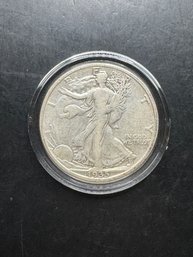 1935 Walking Liberty Silver Half Dollar