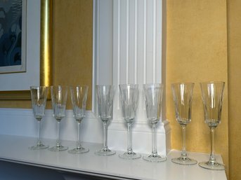 Eight Beautiful Champagne Flutes