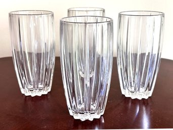 A Set Of 4 Water Glasses 'Marquis' By Waterford