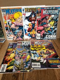 6 Wolverine Comic Books.    Lot 174