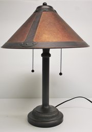 Mission Style Dual Light Table Lamp - Lot 2