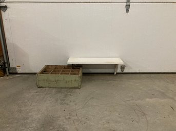 Small Shelf And Crate