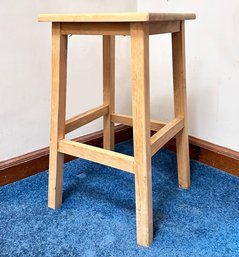 A Natural Oak Stool