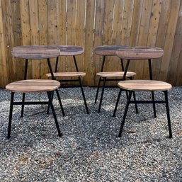 A Set Of 4 Wood Chairs - Project