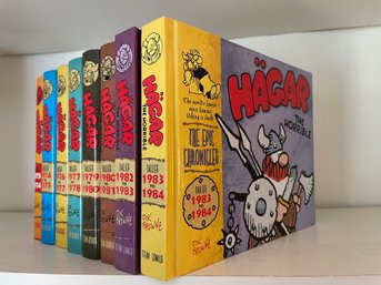 Hager The Horrible By Dik Browne 1973-1984 8 Books Set. (B10)