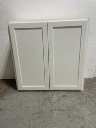 Dual Drawer White Cabinet