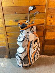 Callaway Golf Bag With A Few Clubs