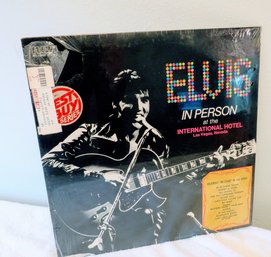 Elvis Live In Person International Hotel Vegas LP Record Album Sealed