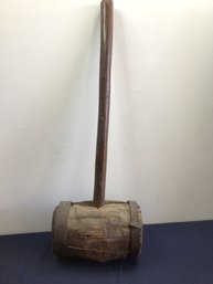 Vintage Large Wooden Mallet