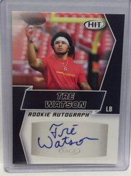 2019 Sage Hit Tre Watson Autograph Card - M