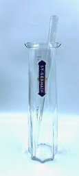 Clear Glass St. Germain Cocktail Mixer W/ Stir Stick