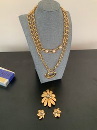 Gold-Tone Designer Costume Jewelry