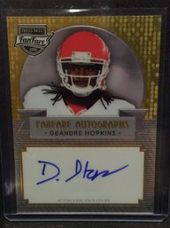 2013 Press Pass Fanfare DeAndre Hopkins Autograph Card - M