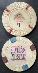 2 Vintage Casino Chips