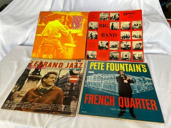 Grouping Of Big Band, Jazz Vintage Vinyl LP Records