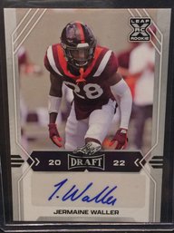 2022 Leaf Draft Jermaine Walker Autographed Rookie Card - M