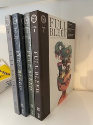 Full Bleed , Volumes 1-4 By IDW. 3 Books Are Sealed.(B12)