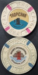 2 Vintage Casino Chips