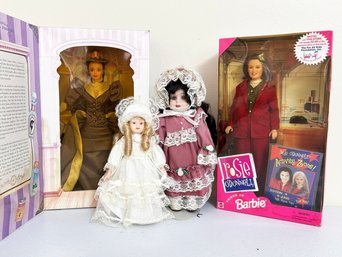 Vintage Rosie O'Donnell And More Collectible Dolls