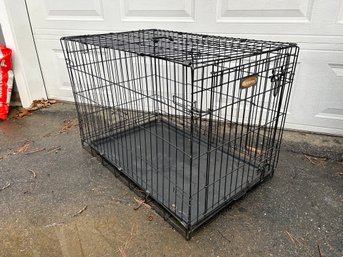 Large Folding Dog Crate #1