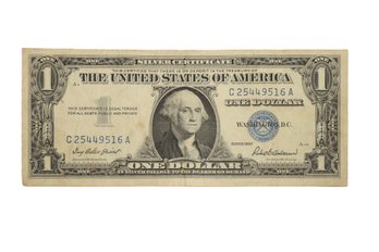 1957 $1 Silver Certificate Blue Seal