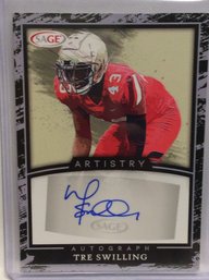 2022 Sage Hit Artistry Tre Swilling Autograph Card - M