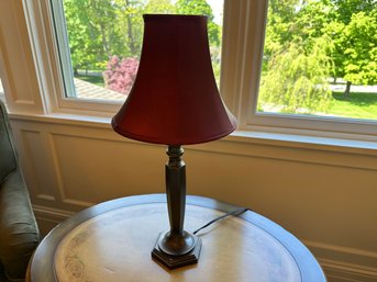 Rustic Style Red Lamp