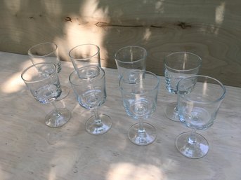 (SET OF 7) GLASS STEMWARE