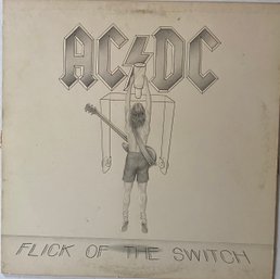 AC/DC -  Flick Of The Switch  ATLANTIC 80100-1 Original Embossed LP Inner